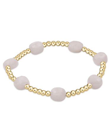 enewton design Admire Gold 3mm Bead Bracelet - Moonstone available at The Good Life Boutique