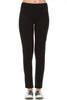 Annelise Stretch Suede Pant - Black