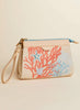 Spartina Annie Crossbody Wristlet Ogeechee Sea Life Coral available at The Good Life Boutique