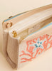 Spartina Annie Crossbody Wristlet Ogeechee Sea Life Coral available at The Good Life Boutique