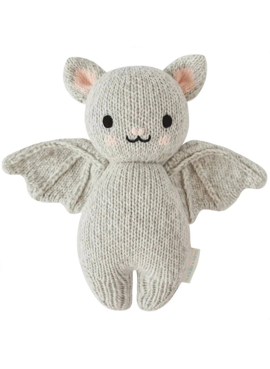 Cuddle&Kind Cuddle + Kind Baby Bat - Grey available at The Good Life Boutique