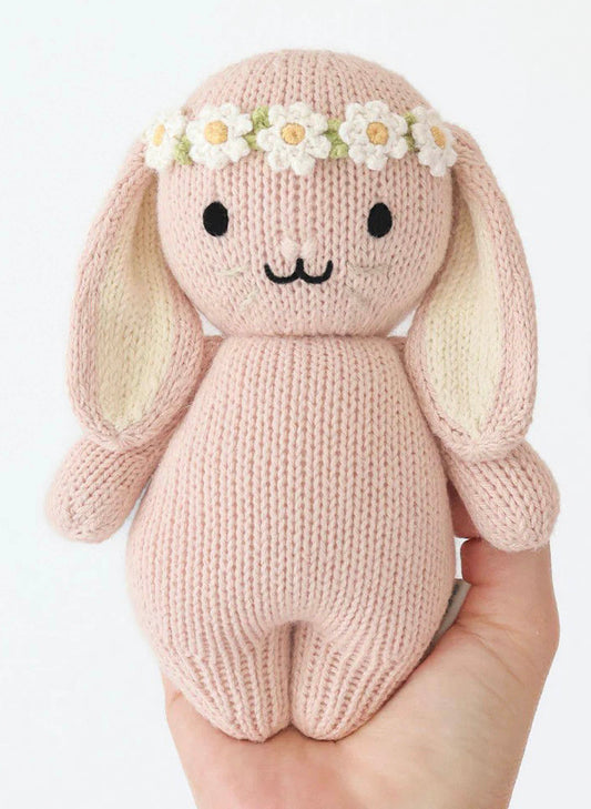 Cuddle&Kind Baby Bunny (Rose w/Ivory Floral) available at The Good Life Boutique