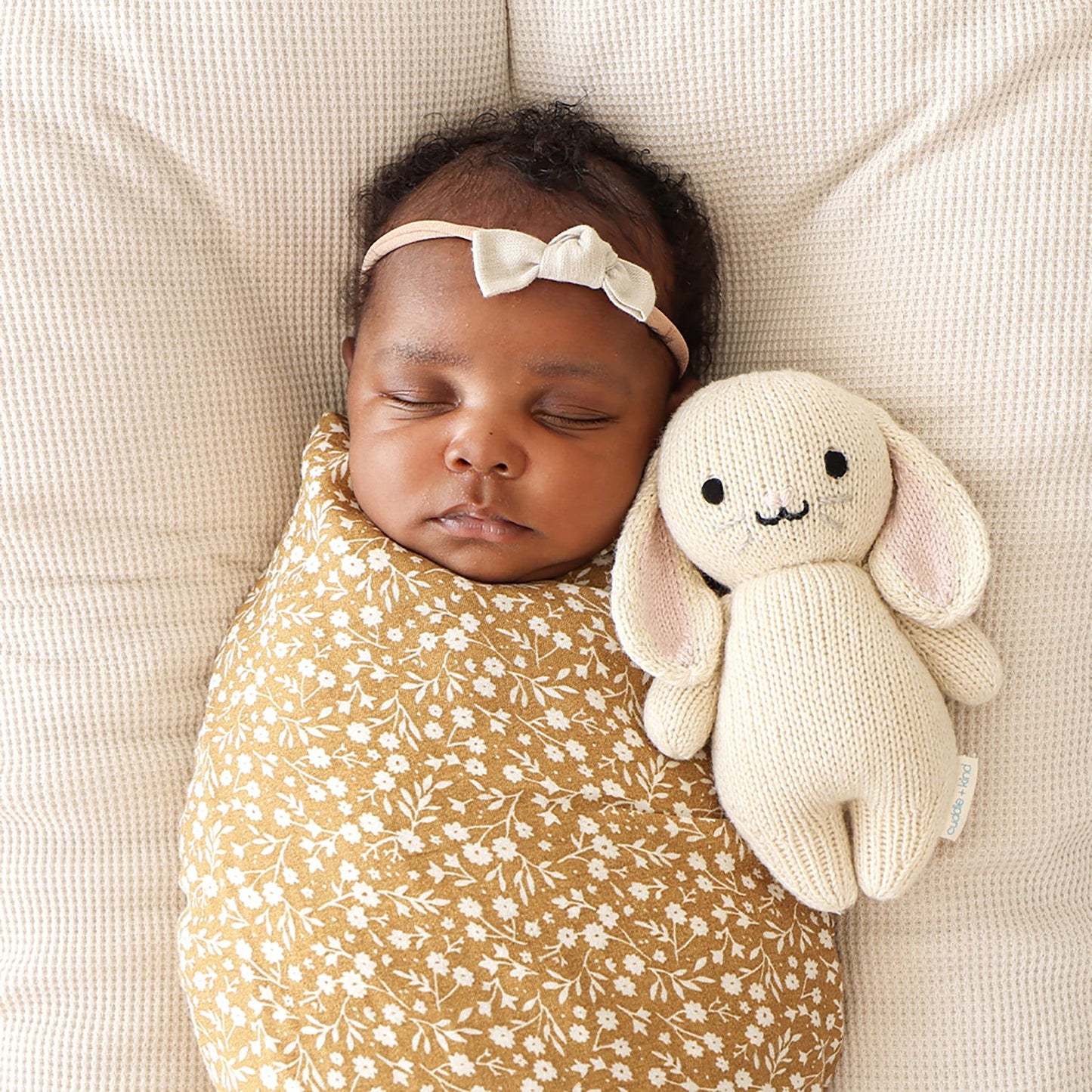 Cuddle&Kind Cuddle + Kind - Baby Rabbit - Oatmeal available at The Good Life Boutique