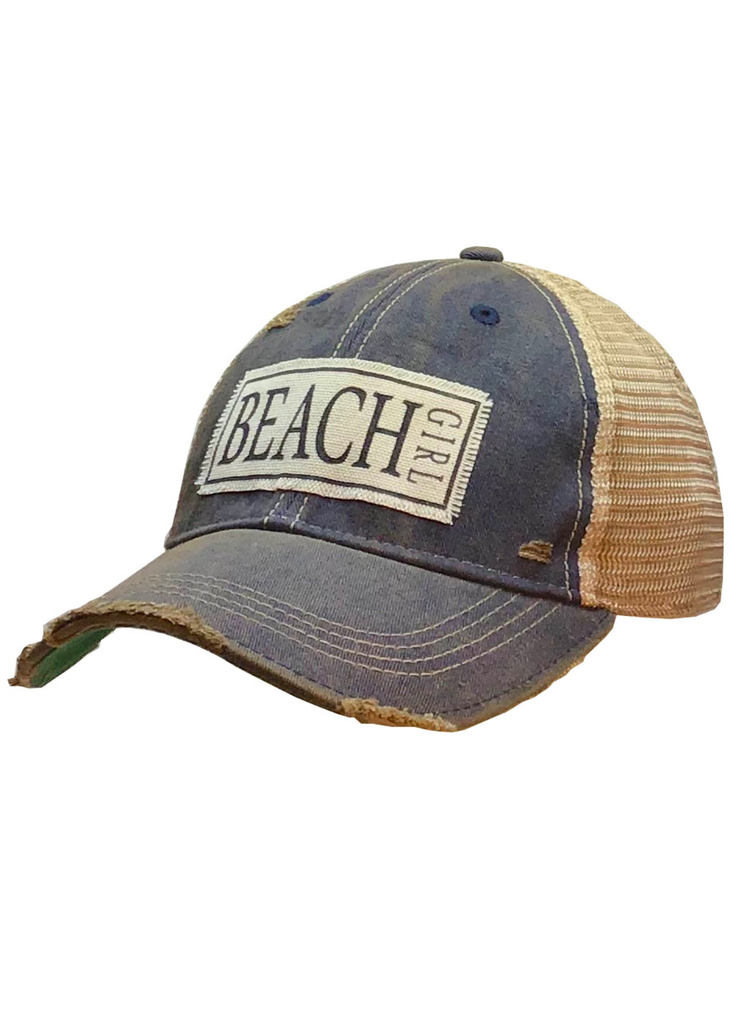 Vintage Life Beach Girl - Navy Blue available at The Good Life Boutique