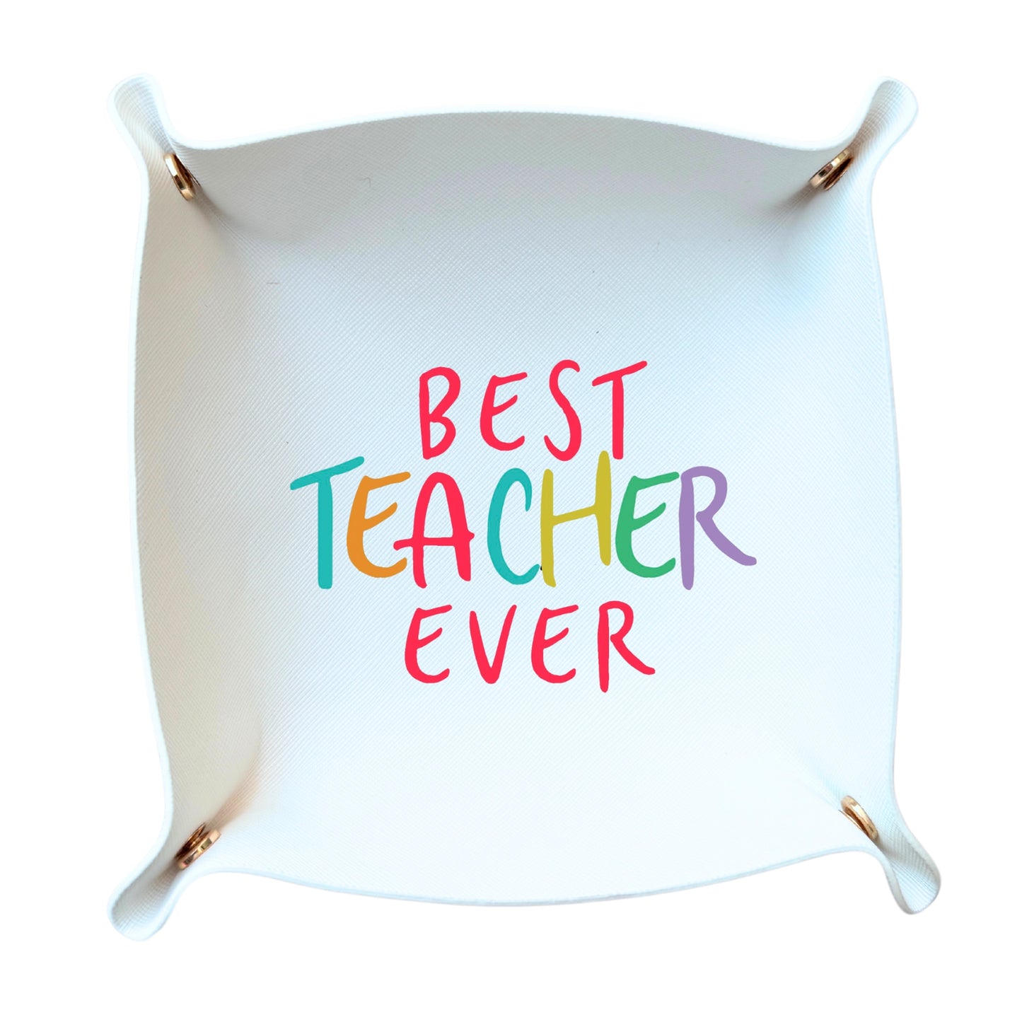 Best Teacher Ever Trinket Gift Tray