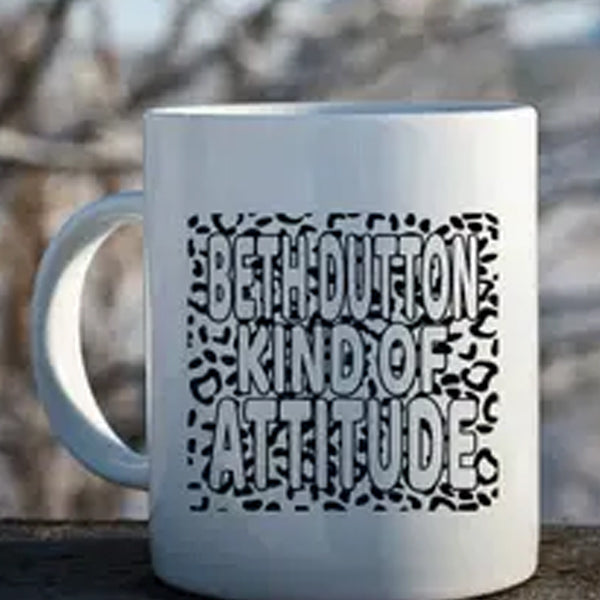 Sogiftme Yellowstone Kind Of Attitude Coffee Mug - 15oz available at The Good Life Boutique