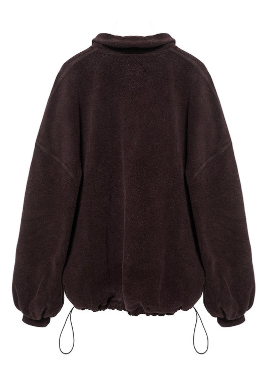 Boys Lie - 'BFFAE' Half Zip A1 Crewneck - Brown