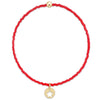 enewton design Enewton - Hope Classic Bracelet - Bright Red - Star Small Gold Disc available at The Good Life Boutique