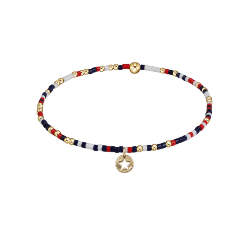 enewton design Enewton - Hope Classic Bracelet - Firecracker - Star Small Gold Disc available at The Good Life Boutique