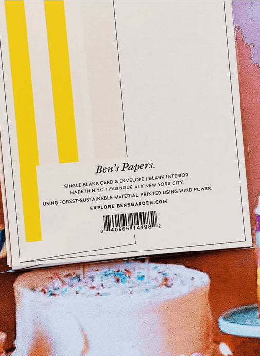 BEN'S GARDEN Big Life. Big Love. Big Day. - Greeting Card available at The Good Life Boutique