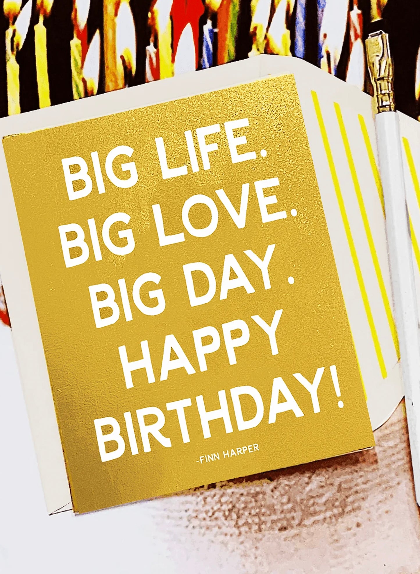 BEN'S GARDEN Big Life. Big Love. Big Day. - Greeting Card available at The Good Life Boutique