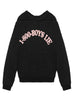 Boys Lie - '1-800 Boys Lie' Racer Hoodie - Black