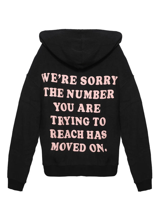 Boys Lie - '1-800 Boys Lie' Racer Hoodie - Black