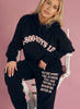 Boys Lie - '1-800 Boys Lie' Racer Hoodie - Black