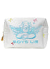 Boys Lie Boys Lie - Bows Rule Boys Drool Pouch - White available at The Good Life Boutique