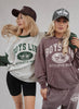 Boys Lie - Athletics Kara Crewneck- Green/Heather Grey