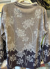 Trisha Tyler Trisha Tyler Funnel Neck Ombre Print Sweater - Brown, Tan, Creme available at The Good Life Boutique