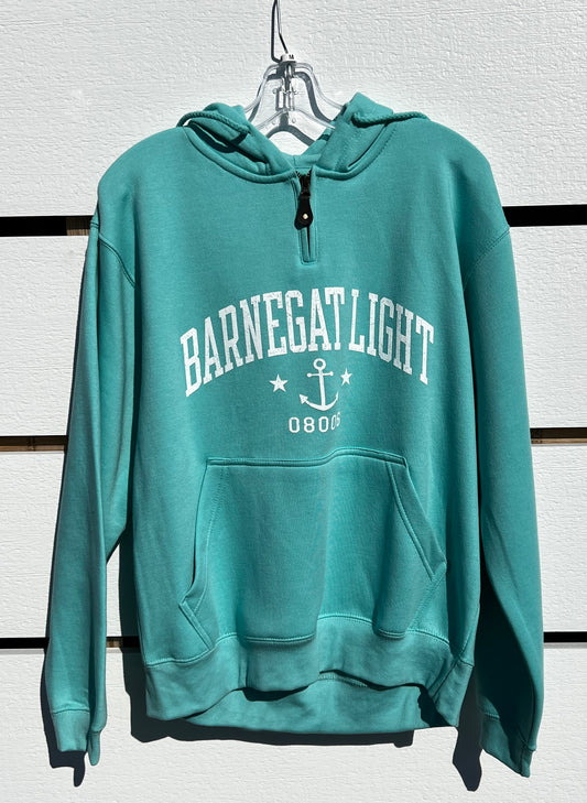 Barnegat Light Hooded Minizip Sweatshirt - C.M. Blue