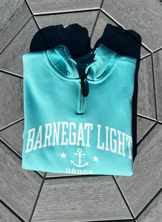 Barnegat Light Hooded Minizip Sweatshirt - C.M. Blue