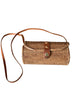Suzie Blue Canada Barrel Rattan Purse - Natural available at The Good Life Boutique