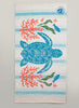 Spartina Beach Towel Sea Turtle available at The Good Life Boutique