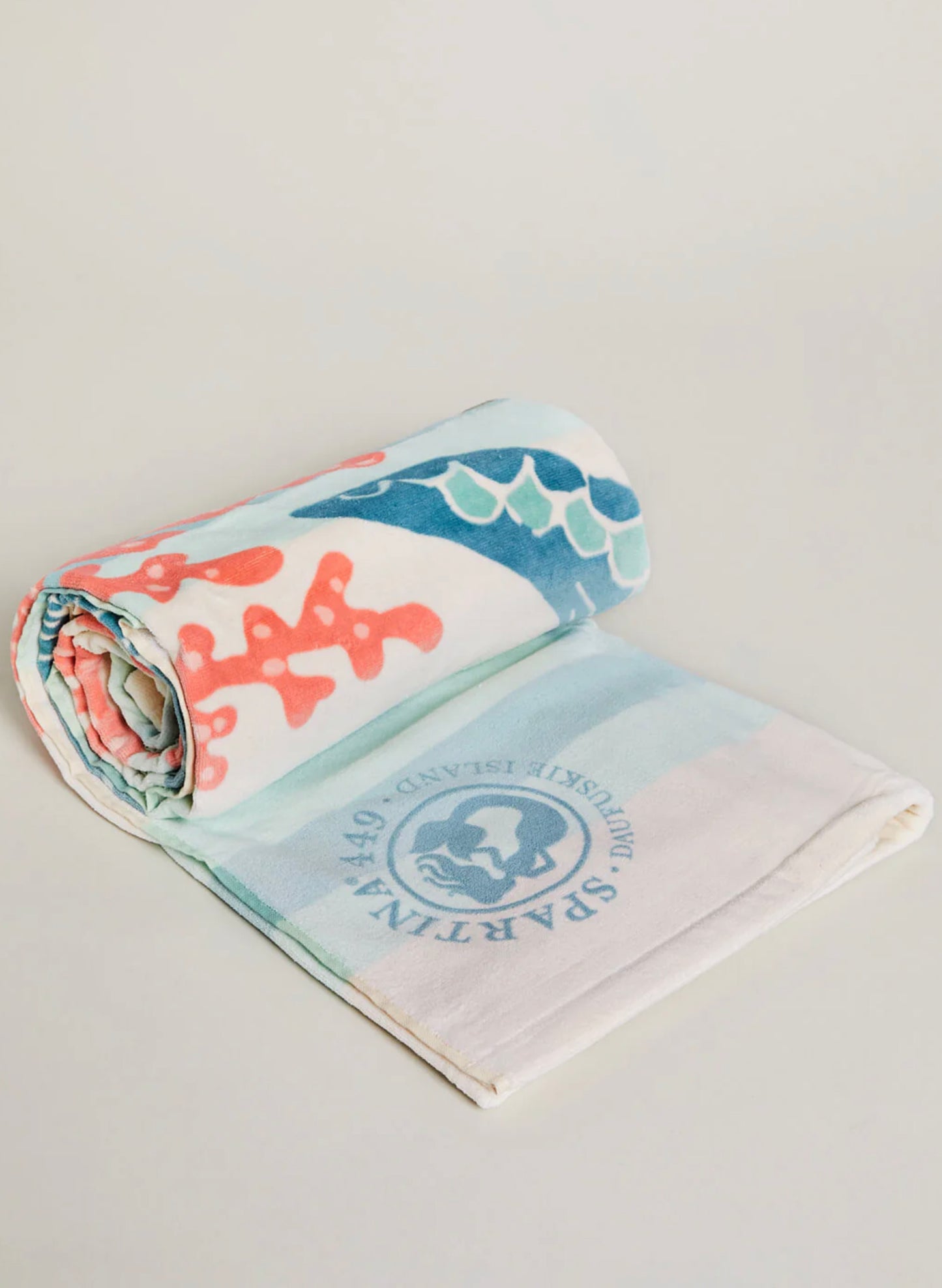 Spartina Beach Towel Sea Turtle available at The Good Life Boutique