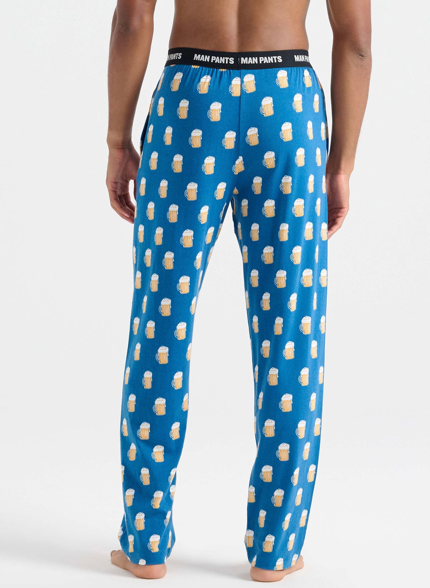 Beer Mugs Man Pants - Blue