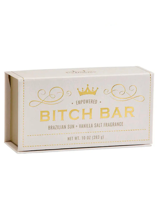 San Francisco Soap/Man Bar Soap Bitch Bar Empowered - Brazillian Sun + Vanilla Salt available at The Good Life Boutique