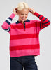 Zaket & Plover Zaket & Plover - Blah Blah Rugby Top - Pink available at The Good Life Boutique