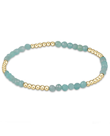 enewton design Blissful Pattern 2.5 mm Bead Bracelet - Amazonite available at The Good Life Boutique