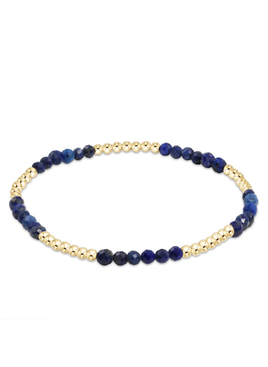 enewton design Enewton - Blissful Pattern 2.5mm Bead Bracelet - Lapis available at The Good Life Boutique