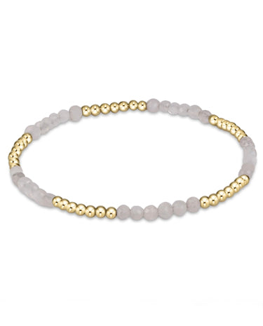 enewton design Blissful Pattern 2.5 mm Bead Bracelet - Moonstone available at The Good Life Boutique