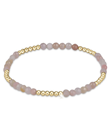 enewton design Blissful Pattern 2.5 mm Bead Bracelet - Pink Opal available at The Good Life Boutique