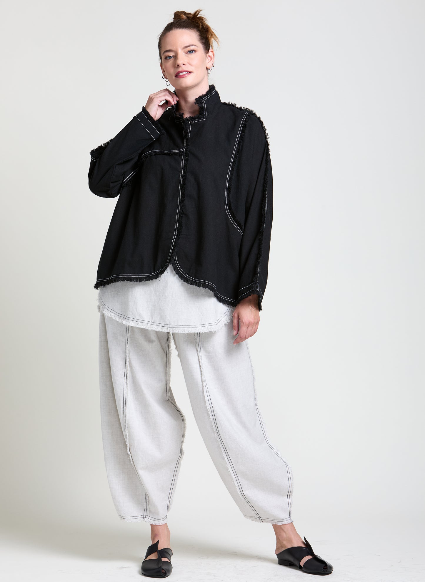 Block Shirt - Black