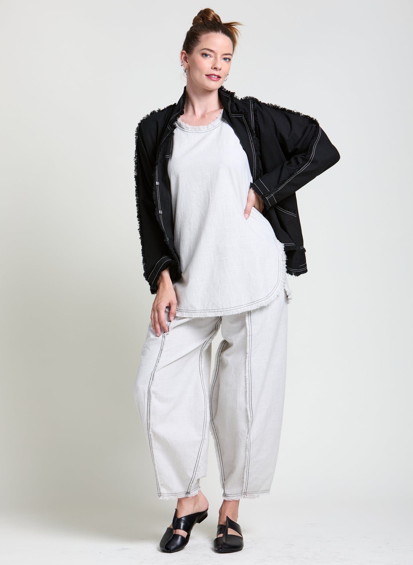 Block Shirt - Black