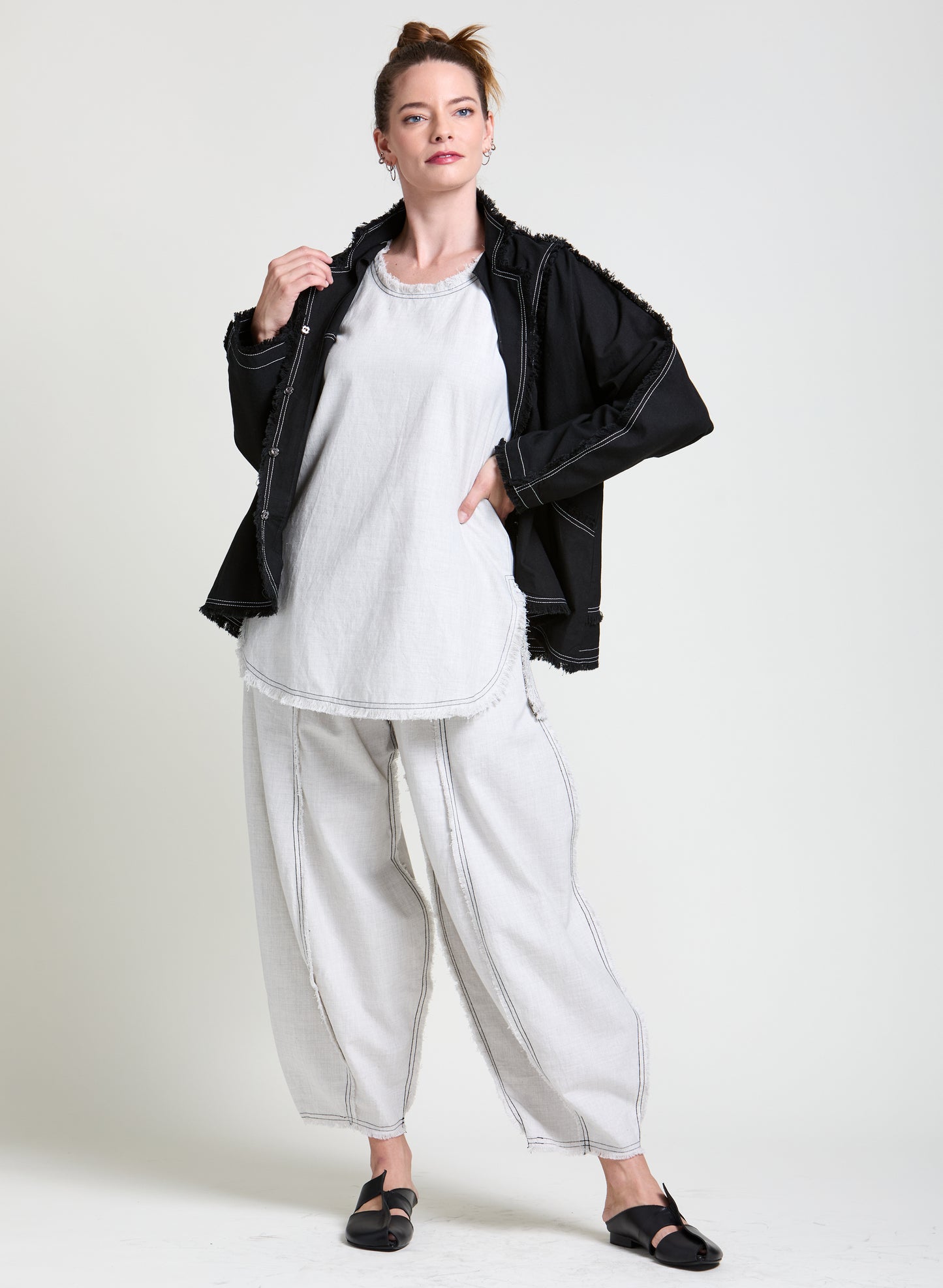 Block Shirt - Black