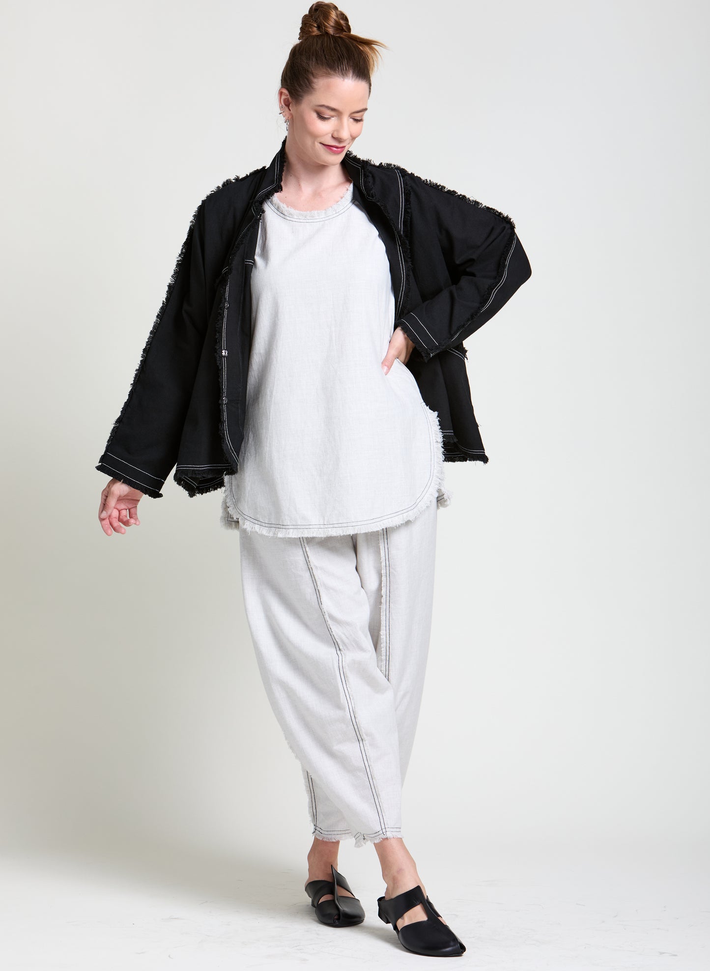 Block Shirt - Black