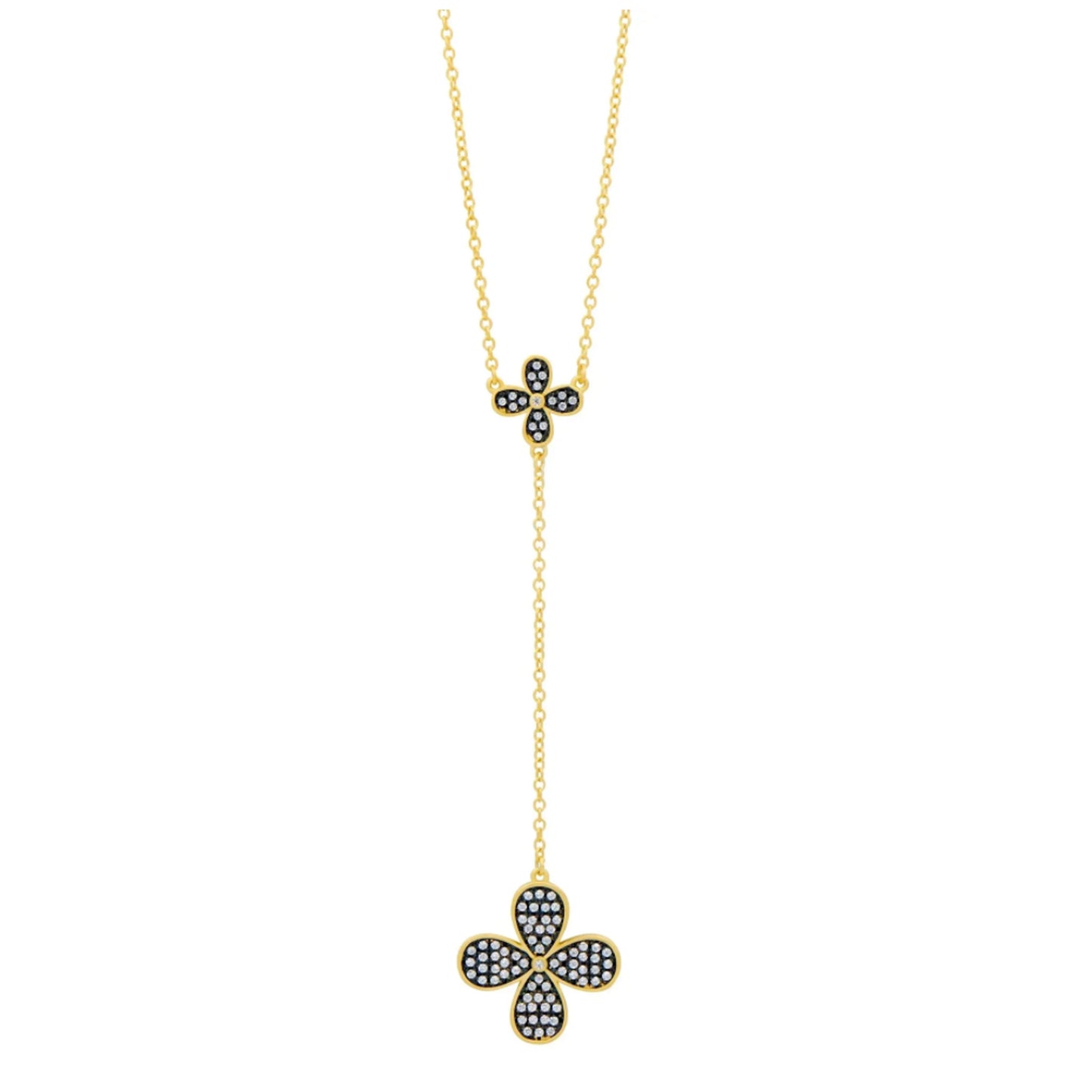 Freida Rothman Blossoming Brilliance Lariat Necklace available at The Good Life Boutique