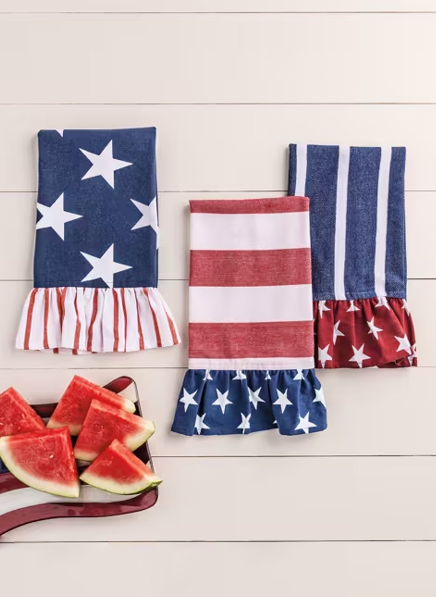Blue Stripe Americana Towel