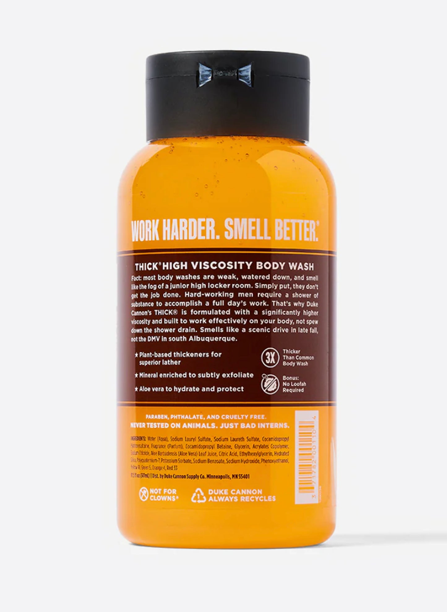 Duke Cannon Thick High Viscosity Body Wash - Sawtooth available at The Good Life Boutique