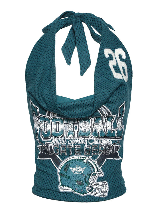 Boys Lie - A Little Birdie Told Me Halter Top - Green