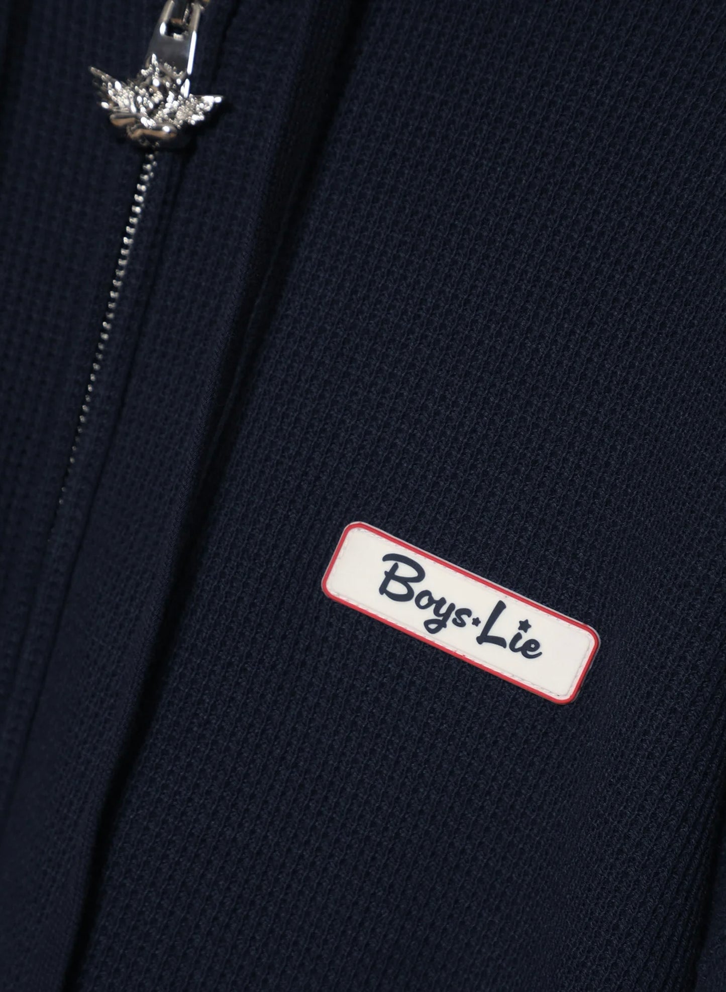 Boys Lie - 'Name EM' Harley Zip Hoodie - Navy