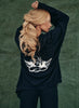 Boys Lie - 'Name EM' Harley Zip Hoodie - Navy