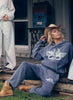 Boys Lie Boys Lie - Blue Stitch Me Up Kimmy Pant available at The Good Life Boutique