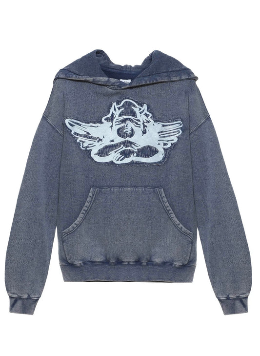 Boys Lie Boys Lie Blue Stitch Me Up Racer Hoodie available at The Good Life Boutique