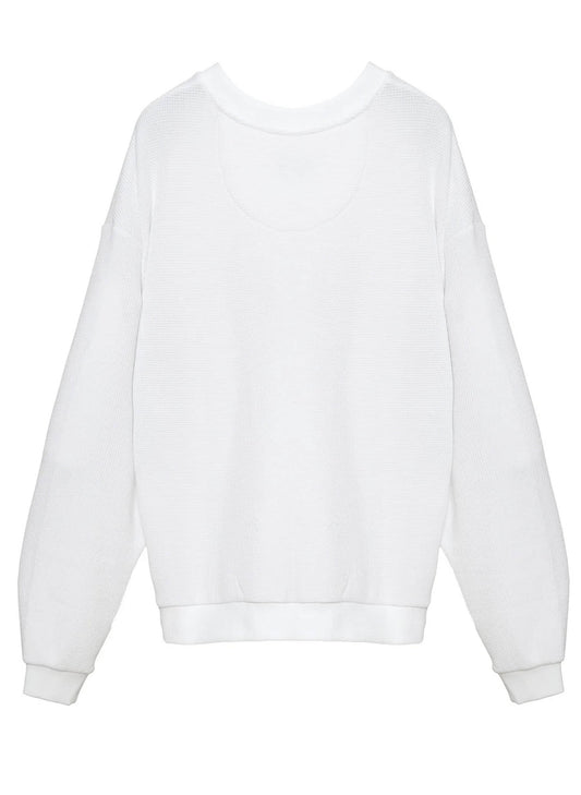 Boys Lie Boys Lie Out Of Their League Kara Crewneck - White available at The Good Life Boutique