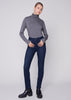 Charlie B Charlie B - Cuff Denim Pant - Blue Black available at The Good Life Boutique