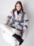 Charlie B Charlie B - Boucle Knit Tailored Collar Coat - Snowflake available at The Good Life Boutique