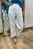 Renuar Collection Renuar - Woven Pant - Creme available at The Good Life Boutique