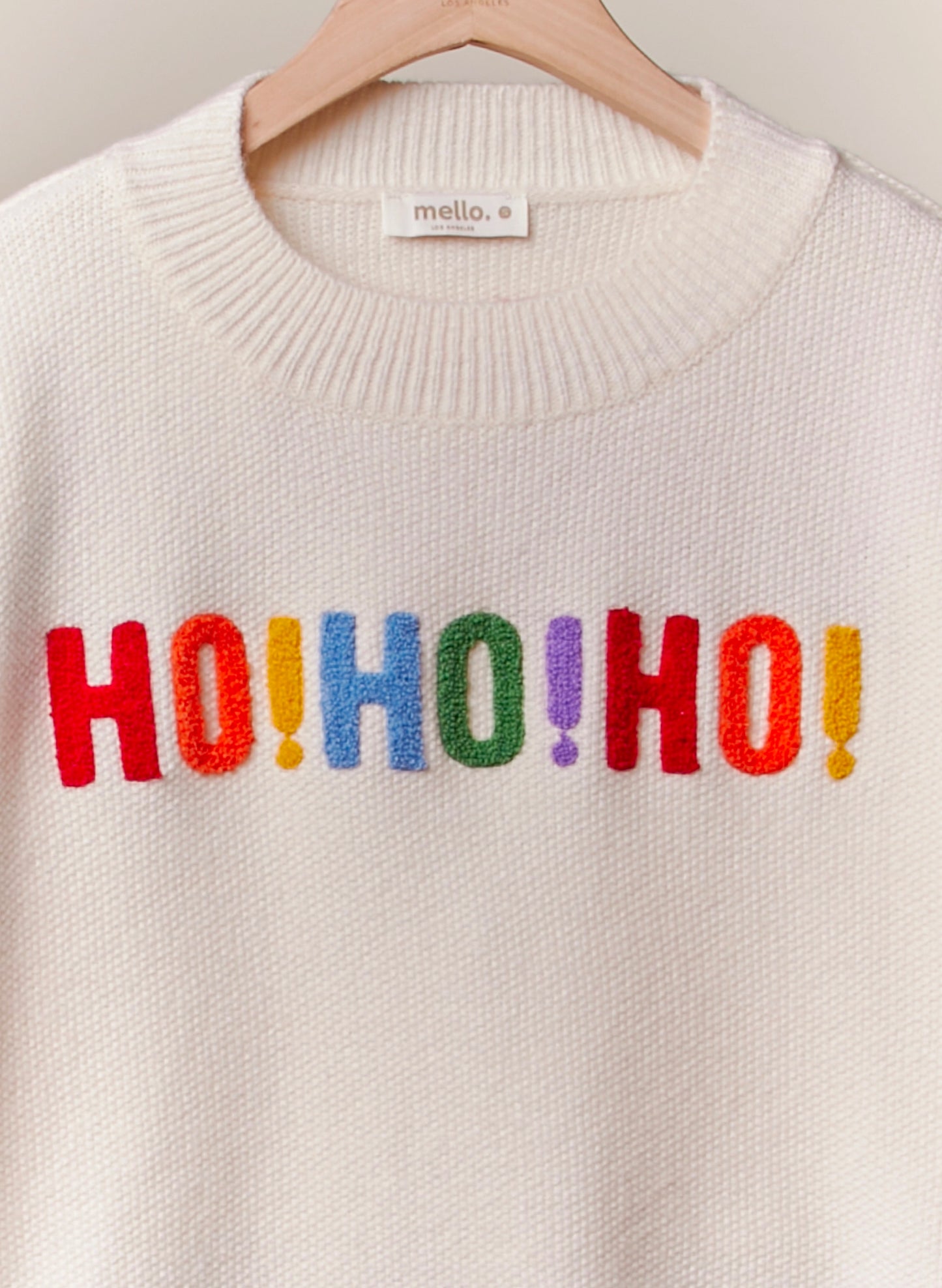 Oversize Christmas Sweater - Ivory Multi